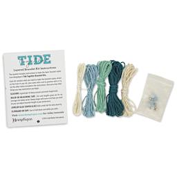 Hemptique Tide Together Layered Hemp Bracelet Kit - Bahamas - contents