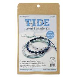 Hemptique Tide Together Layered Hemp Bracelet Kit - Bahamas - front of packaging