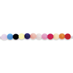 Rico Design Itoshii Plastic Beads - Just Happy, 6 mm Dia.