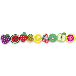 Rico Design Itoshii Soft Shape Beads - Tutti Frutti, 11 mm