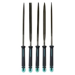 ImpressArt Needle File Set with File Block - Set of 5
