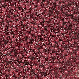 John Bead Terra Intensive Lining Czech Glass Seed Beads - 11/0, Brown