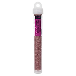 John Bead Terra Intensive Lining Czech Glass Seed Beads - 11/0, Brown, 23 g - front of packaging