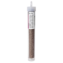 John Bead Terra Intensive Lining Czech Glass Seed Beads - 11/0, Dark Brown, 23 g - side