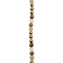 John Bead Solar System Glass Bead Strand - Venus, 8 mm Dia.