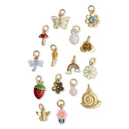 Jewelry Made By Me Charm Set - Pkg of 15, Cottagecore