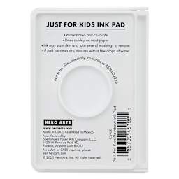 Hero Arts Just For Kids Ink Pad - Rainbow, back of pad