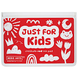 Hero Arts Just For Kids Ink Pad - Red front of closed pad