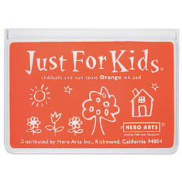 Hero Arts Just For Kids Ink Pad - Orange front of closed pad