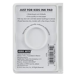 Hero Arts Just For Kids Ink Pad - Light Blue back of pad
