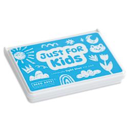 Hero Arts Just For Kids Ink Pad - Light Blue close pad angled view