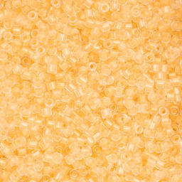 John Bead Cylin 11/0 Glow in the Dark Cylindrical Seed Beads - Light Yellow, 25g