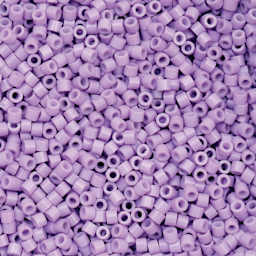 John Bead Cylin 11/0 Cylindrical Seed Beads - Light Purple Opaque