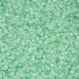 John Bead Cylin 11/0 Glow in the Dark Cylindrical Seed Beads - Green, 25g