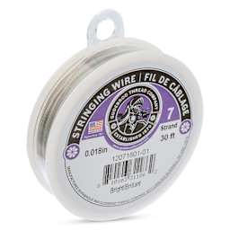 Gudebrod 7 Strand Stainless Steel Stringing Wire - 30' x .018" angled view