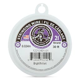 Gudebrod 21 Strand Stainless Steel Stringing Wire - 30' x .024"