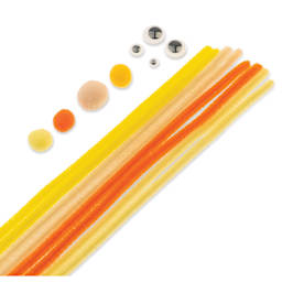 John Bead Mixed Craft Combo Pack - Pkg of 300, Sunset Mix