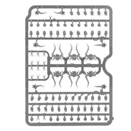 Citadel Skulls Set sprue with damaged human and horned skulls.