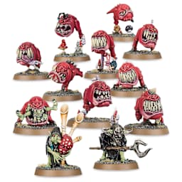 Warhammer Age of Sigmar Gloomspite Gitz Squig Herd (constructed and painted)