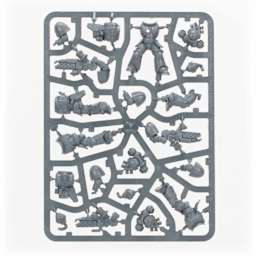 Warhammer Space Marines Infernus Marines and Paints Set - unassembled figures in mold frame