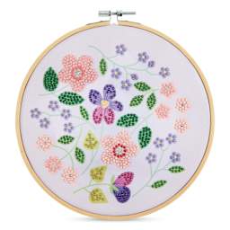 Rico Design Diamond Painting DIY Kit - Shimmering Flowers