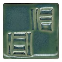 Coyote Frank’s Colored Celadon Glaze - Peacock Green, 16 oz