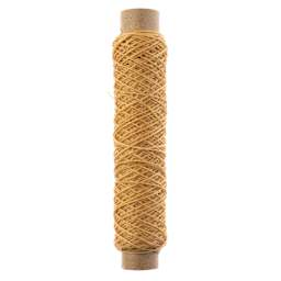 Gudebrod Waxed Polyester Thread - Natural, 25 yd Spool