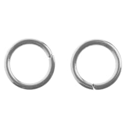John Bead Stainless Steel Jump Rings - Pkg of 100, 5 mm