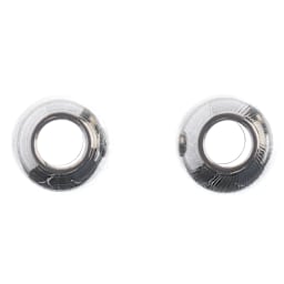 John Bead Stainless Steel Round Spacer Beads - Pkg of 20, 6 mm