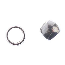 John Bead Stainless Steel Crimp Beads - Pkg of 50, 2 mm