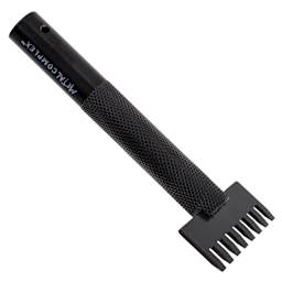 John Bead Metal Complex Leather Lacing Chisel - 8-Prong, Straight, 3.1 mm