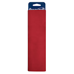Realeather Persi Leather Trim - Red, 8-1/2" x 11", packaging