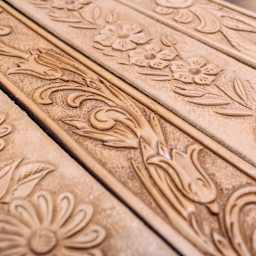 Realeather Tooling Belt Blank - 1-1/2", carved belt