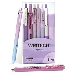 Writech Color Coded Writing Set - Set of 7, Provence, pens with packaging