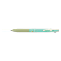 Writech Dual Color Gel Pen - Emerald/Pickle, with swatches