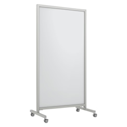 Ghent EZ Mobile Magnetic Glassboard - White, 38" x 75"