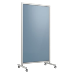 Ghent EZ Mobile Glassboard - Denim, 38" x 75"