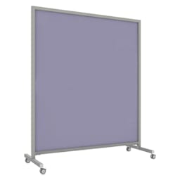 Ghent EZ Mobile Magnetic Glassboard - Grape, 62" x 75"