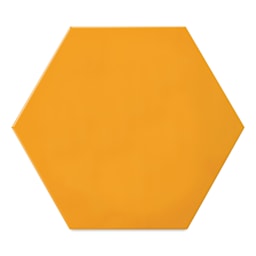 Ghent Hex Modular Steel Whiteboard - Marigold, 18" x 21"