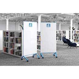 Ghent Pointe Mobile Glassboard featured in a library