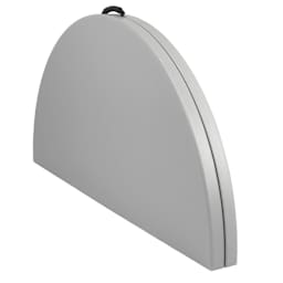 NPS Plastic Fold in Half Table - Round, 48", folded