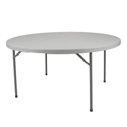 NPS Plastic Fold in Half Table - Round, 48"