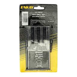 Enkay Mini Drill and Micro Chuck Set - Set of 20 front of packaging