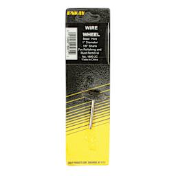Enkay Steel Wire Wheel - 1 in front of packaging
