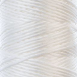 Gudebrod Tie-Dye Cord - White, 4 oz Spool close up to show texture