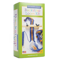 Friendly Loom Backstrap Loom Kit front of packaging