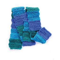 Friendly Loom Discover Crochet Scarf Kit - Ocean completed project