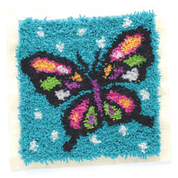 Friendly Loom Discover Latch Hooking Kit - Butterfly
