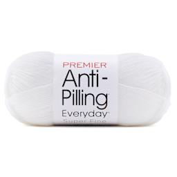 Premier Yarns Anti-Pilling Everyday Super Fine Yarn - Snow White, 437 yds