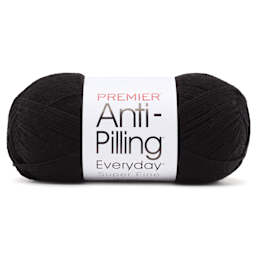 Premier Yarns Anti-Pilling Everyday Super Fine Yarn - Black, 437 yds